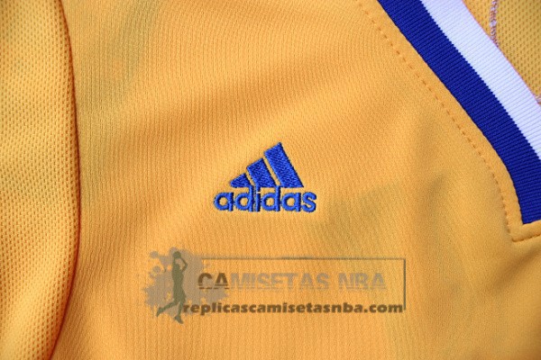 Camiseta Manga Corta Warriors Curry Amarillo